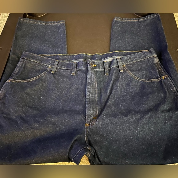 Wrangler Rustler Dark Blue Jeans - NWT - Picture 1 of 9